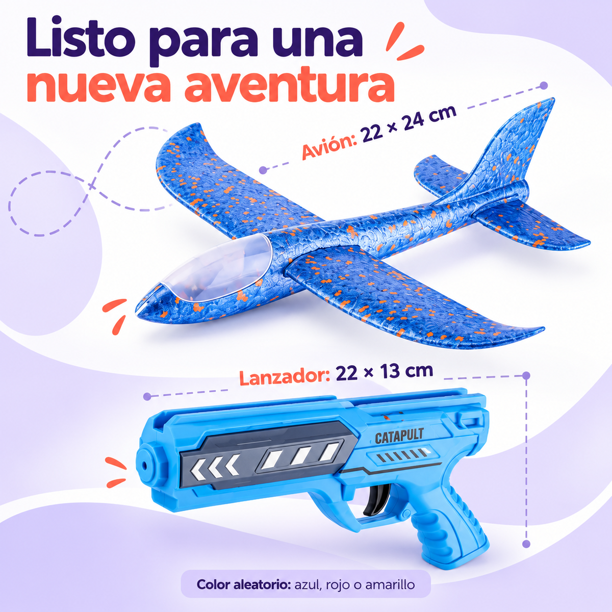 AeroFlash · Lanzador de aviones con luces
